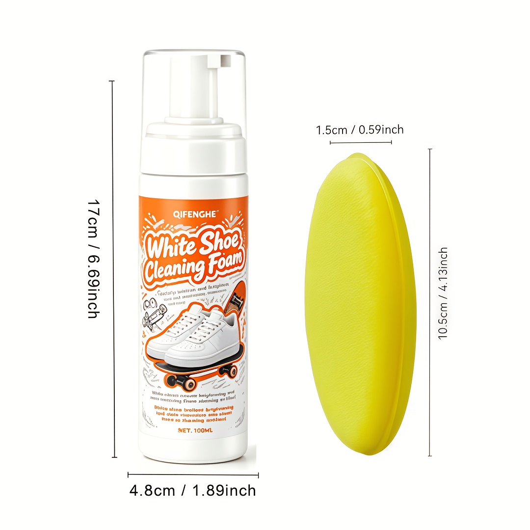Portable No Rinse White Shoe C - Sneaker Care White 评论和价格