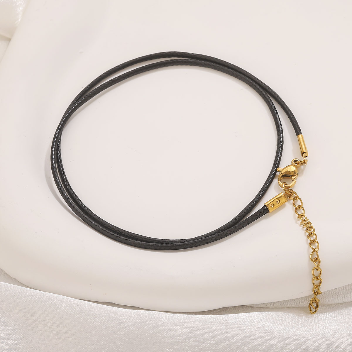 5pcs Leather Cord Necklace Wit - Patent Leather Shine 评论和价格