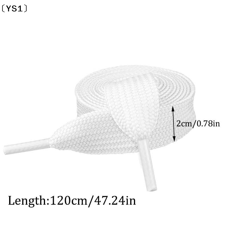 〔YS1〕2CM Wide Fat Shoe Laces F - Lace Replacement Flat 评论和价格