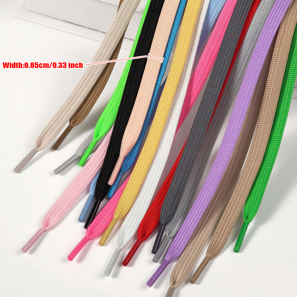 4Pcs(2 Pairs) Flat Shoelaces 0 - Lace Replacement Flat 评论和价格