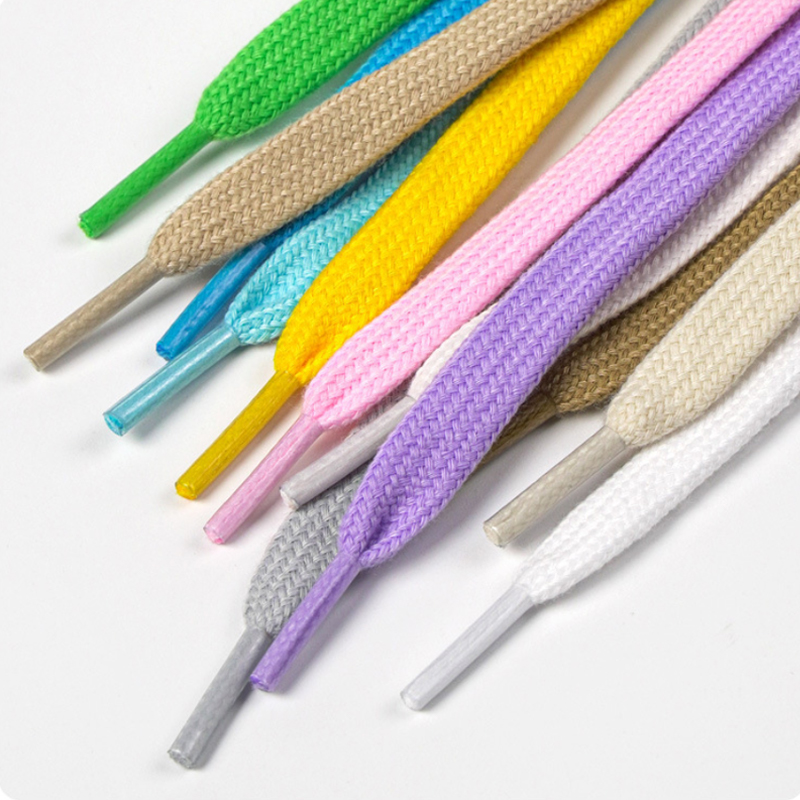 Flat Cotton Shoelaces, Double- - Lace Replacement Flat 评论和价格