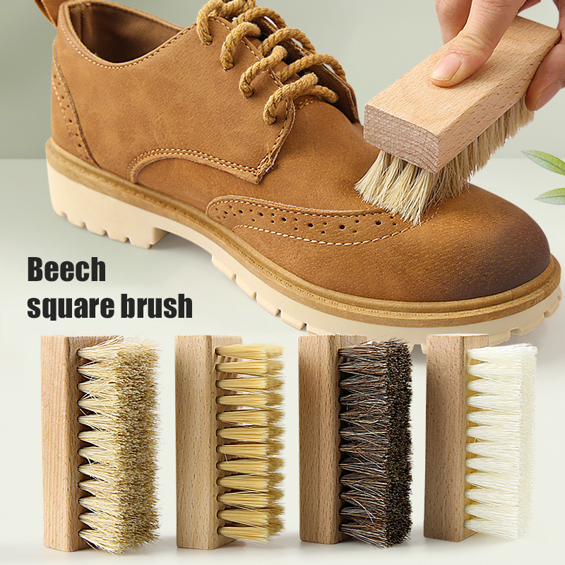 1PC Pig Bristles Shoe Brush Fo - Sneaker Cleaning Kit 评论和价格