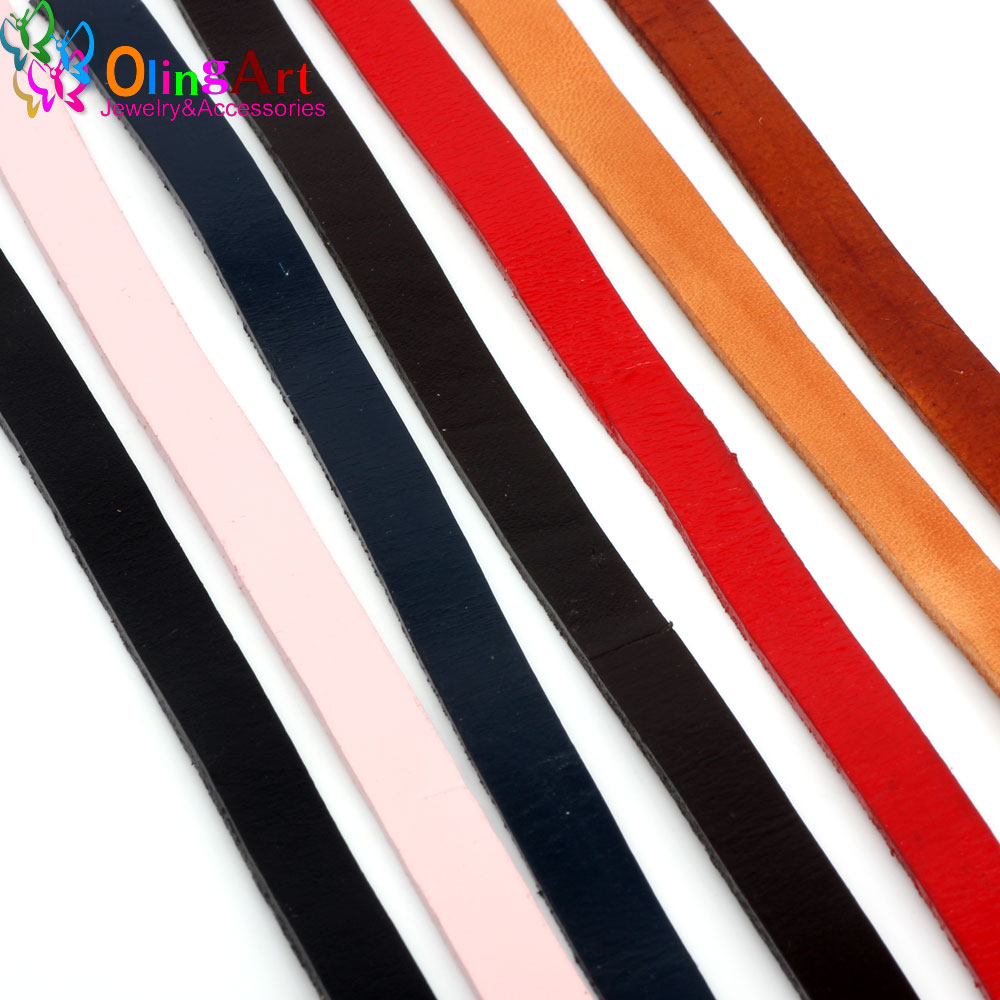 OlingArt 10*2mm 1Yard/Lot Mult - Patent Leather Shine 评论和价格