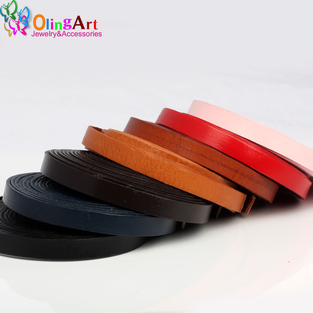 OlingArt 10*2mm 1Yard/Lot Mult - Patent Leather Shine 评论和价格