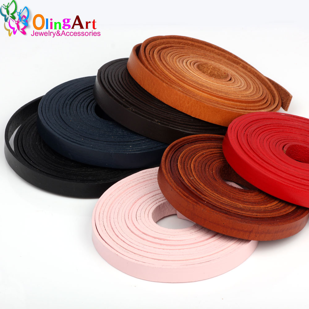 OlingArt 10*2mm 1Yard/Lot Mult - Patent Leather Shine 评论和价格