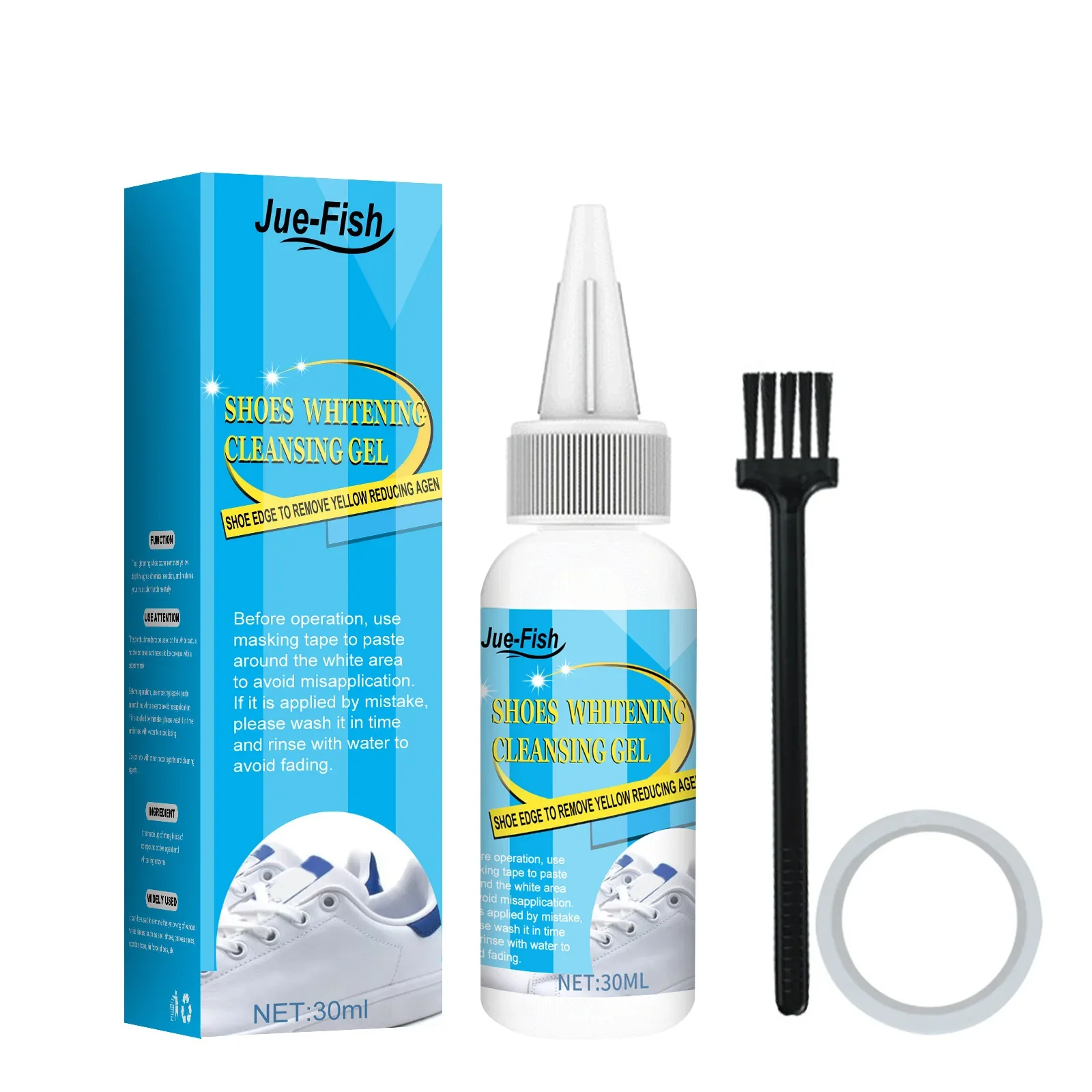 White Shoes Cleaning Gel Stain - Sneaker Cleaning Kit 评论和价格
