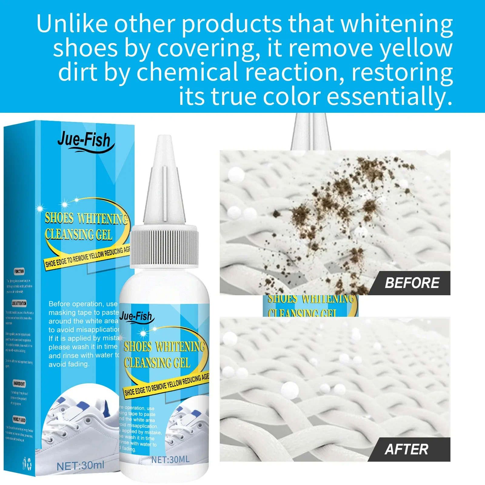 White Shoes Cleaning Gel Stain - Sneaker Cleaning Kit 评论和价格