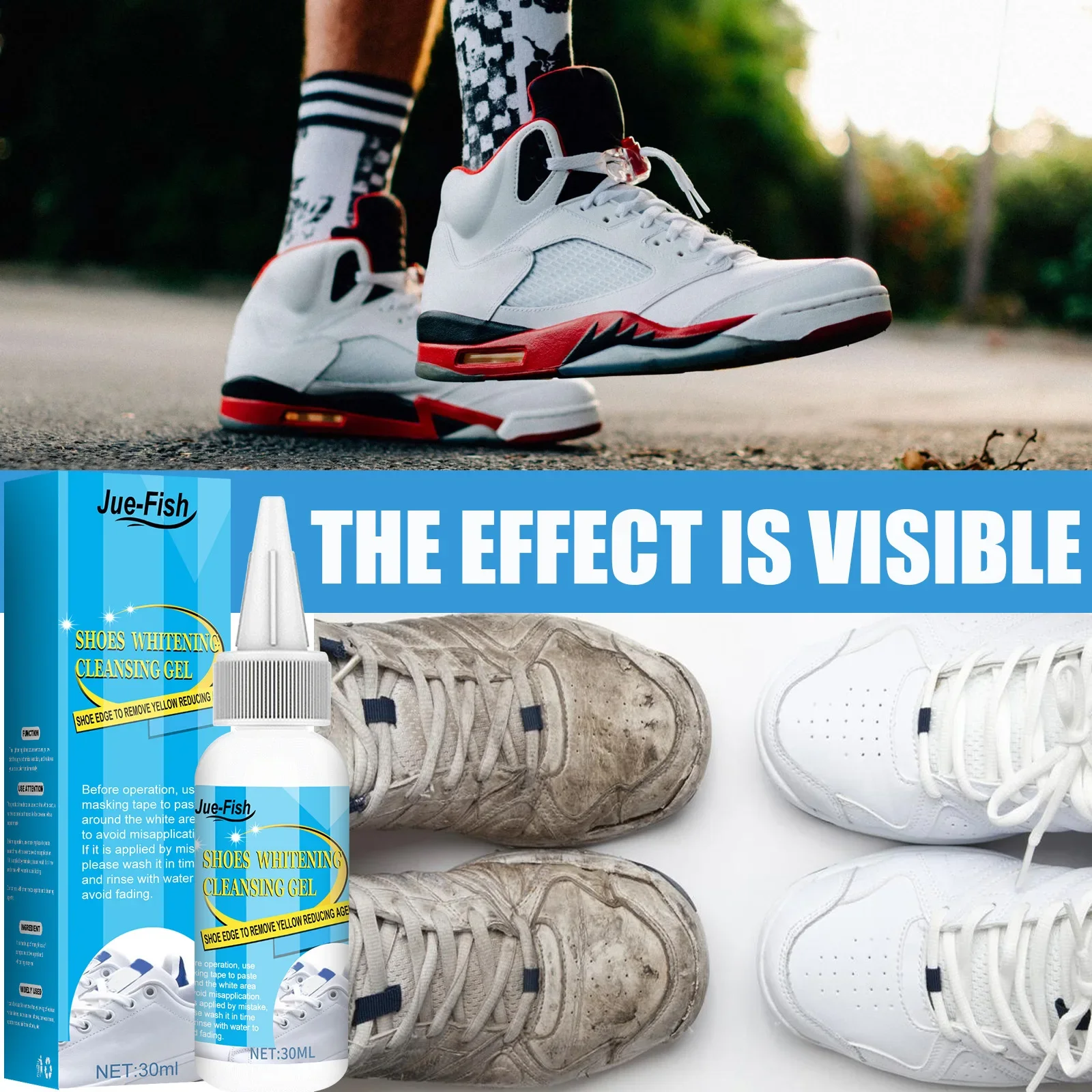 White Shoes Cleaning Gel Stain - Sneaker Cleaning Kit 评论和价格