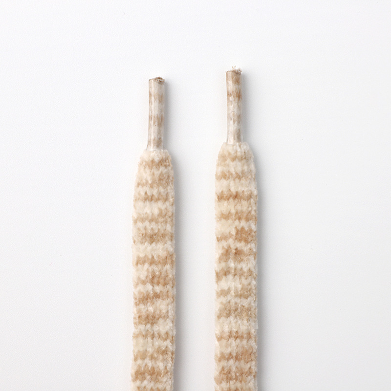 Colorful Striped Flat Plush Sh - Lace Replacement Flat 评论和价格