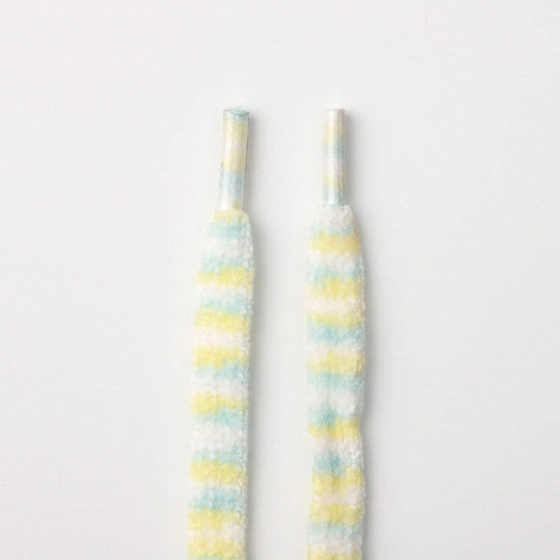 Colorful Striped Flat Plush Sh - Lace Replacement Flat 评论和价格