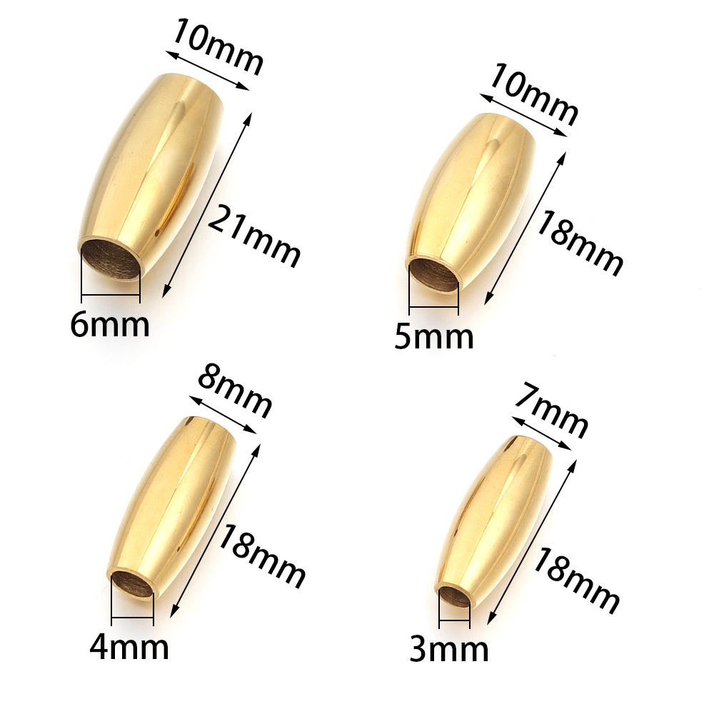 2pcs 3 4 5 6mm Stainless Steel - Patent Leather Shine 评论和价格