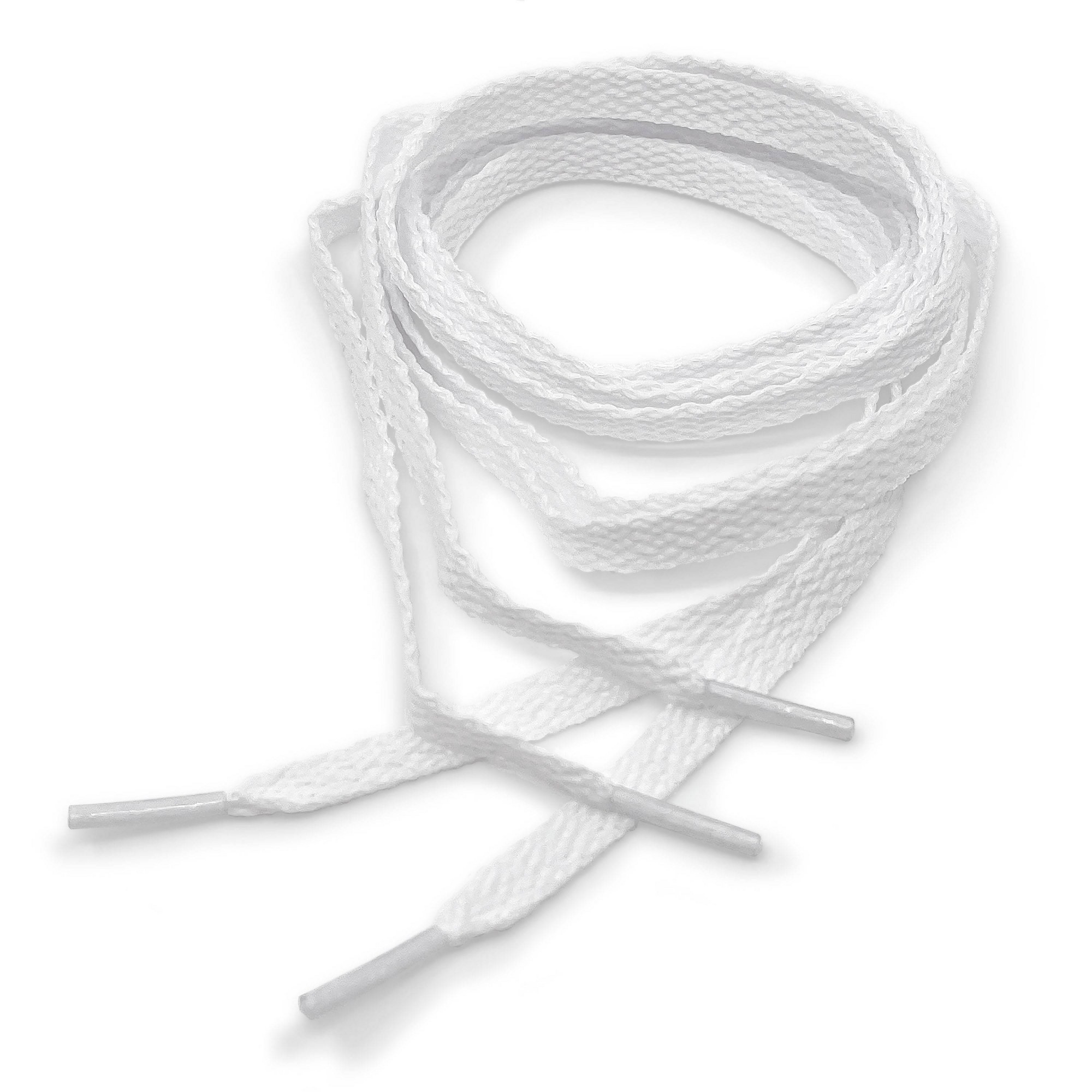 6pcs White Flat Polyester Shoe - Lace Replacement Flat 评论和价格