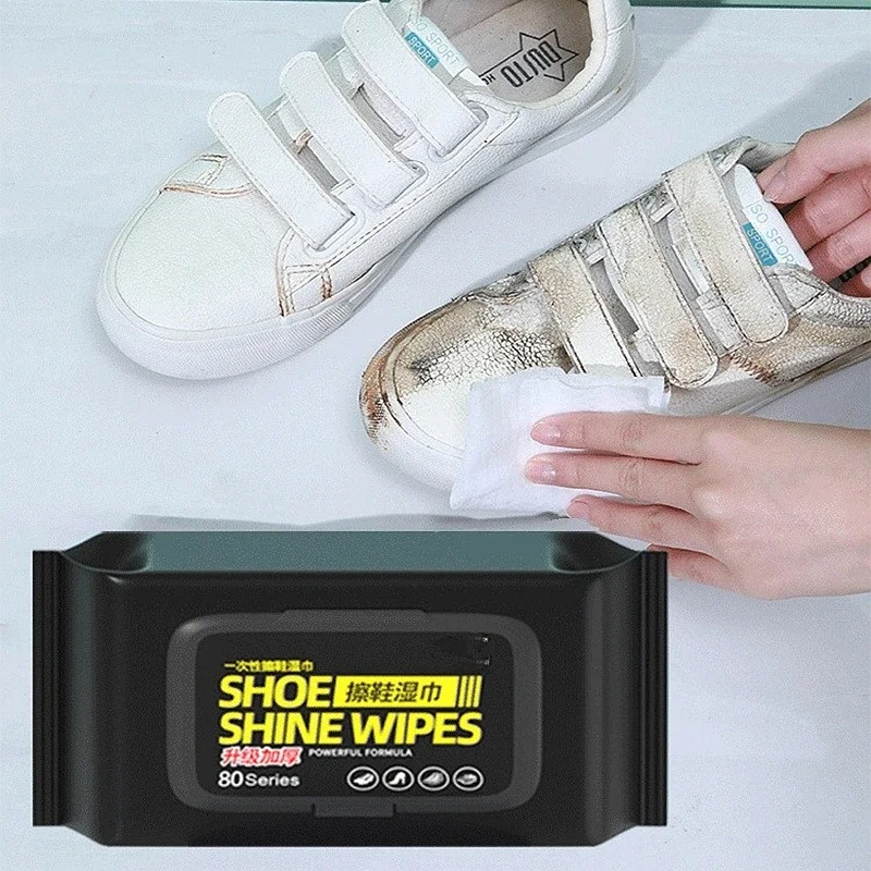 1 Pack Shoe Cleaner Wipes Trav - Sneaker Care Pack 评论和价格
