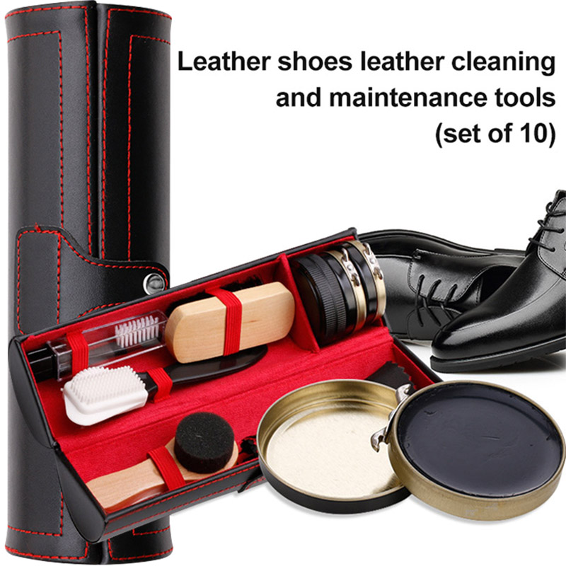 1 Set Leather Shoes Polish Set - Sneaker Cleaning Kit 评论和价格